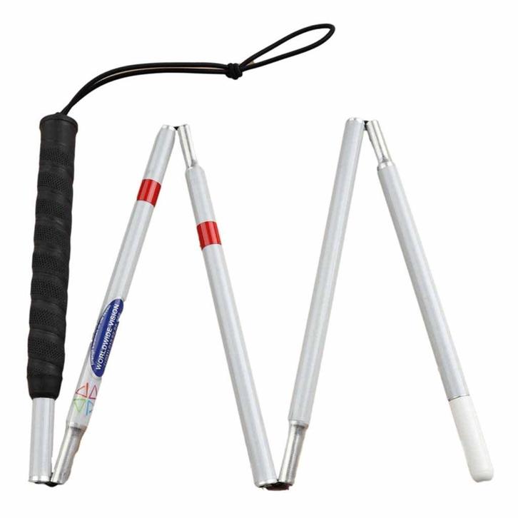 Taststok aluminium opvouwbaar, lengtes 110 t/m 160 cm | Kies, Diversen, Verpleegmiddelen, Ophalen of Verzenden