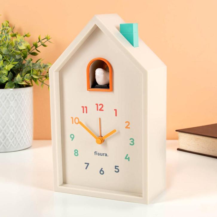 Koekoeksklok wekker - Regenboog, Huis en Inrichting, Woonaccessoires | Klokken, Verzenden