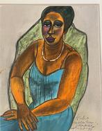 Corneille (1922-2010) - AÏcha, La belle Peul, Antiek en Kunst