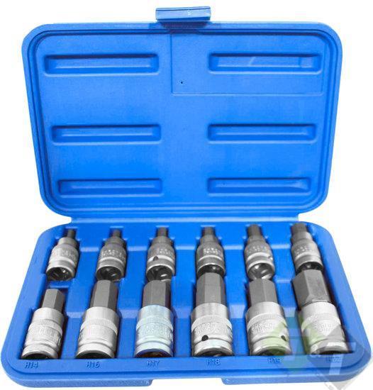 Inbusdoppen Set,  Inbus Doppen 1/2 Duims Aansluiting, 12 Del, Doe-het-zelf en Verbouw, Gereedschap | Handgereedschap, Nieuw, Ophalen of Verzenden