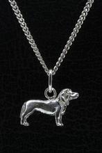 Zilveren Basset bleu de gascogne ketting hanger - klein, Verzenden, Nieuw