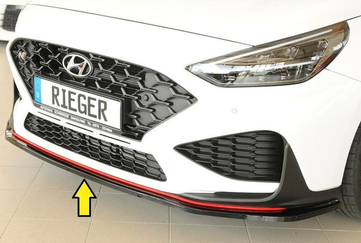 Frontspoiler | Hyundai | I30 N | Rieger Tuning | glanzend, Auto-onderdelen, Carrosserie en Plaatwerk, Nieuw, Hyundai, Verzenden