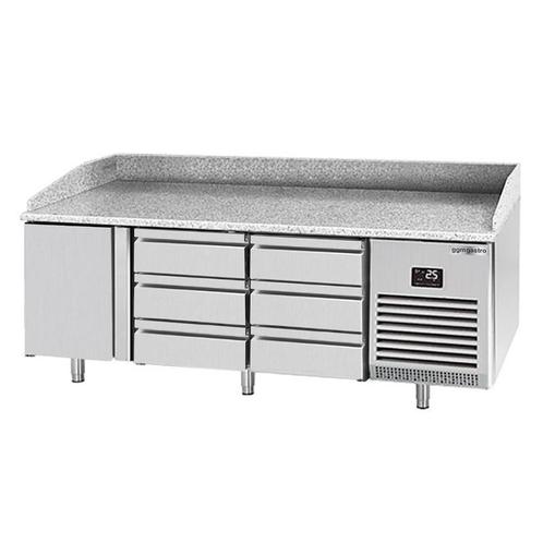 GGM Gastro | Pizzakoeltafel Premium PLUS - 1980x700mm - met, Zakelijke goederen, Horeca | Meubilair en Inrichting, Nieuw in verpakking