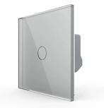 Livolo Touchscreen Schakelaar | Grijs | 1-voudig | Aan/Uit, Doe-het-zelf en Verbouw, Ophalen of Verzenden, Nieuw, Schakelaar