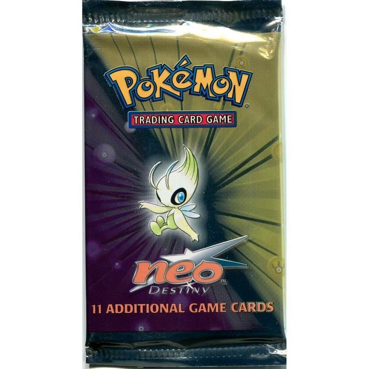 Neo Destiny Booster Celebi Art, Hobby en Vrije tijd, Verzamelkaartspellen | Pokémon, Nieuw, Ophalen of Verzenden
