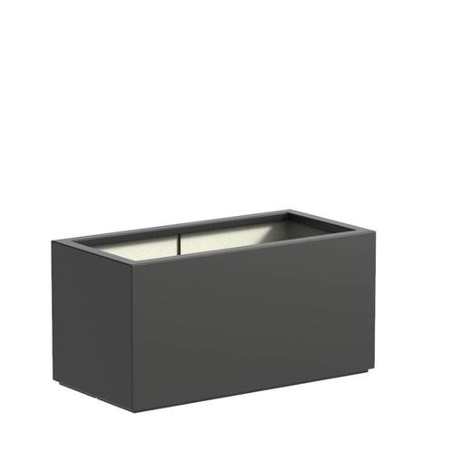 Polyester plantenbak 100x50x50cm - Met bodem, Tuin en Terras, Bloembakken en Plantenbakken, 30 tot 60 cm, 100 cm of meer, Tuin