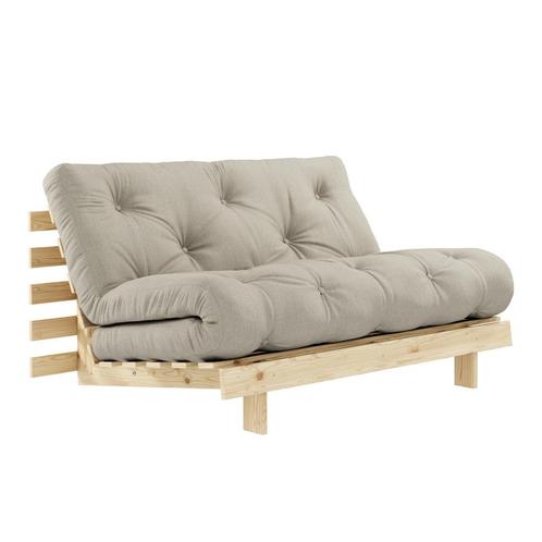 19% Korting | Karup Design Roots Slaapbank, Huis en Inrichting, Slaapkamer | Slaapbanken, Beige, Zo goed als nieuw, Verzenden
