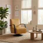 Leren draaifauteuil Mood, Huis en Inrichting, Fauteuils, Nieuw, Ophalen of Verzenden, 50 tot 75 cm, Industrieel, Modern