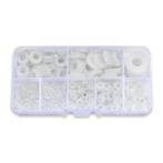 Nylon Platte Ringen Assortiment - M2 t/m M8 - 500-delig -, Verzenden, Nieuw
