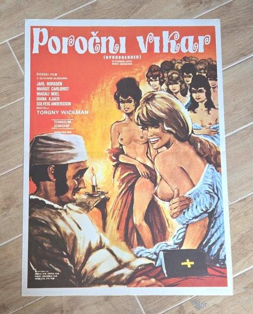 Erotic - Lot of 16 movie posters., Verzamelen, Film en Tv