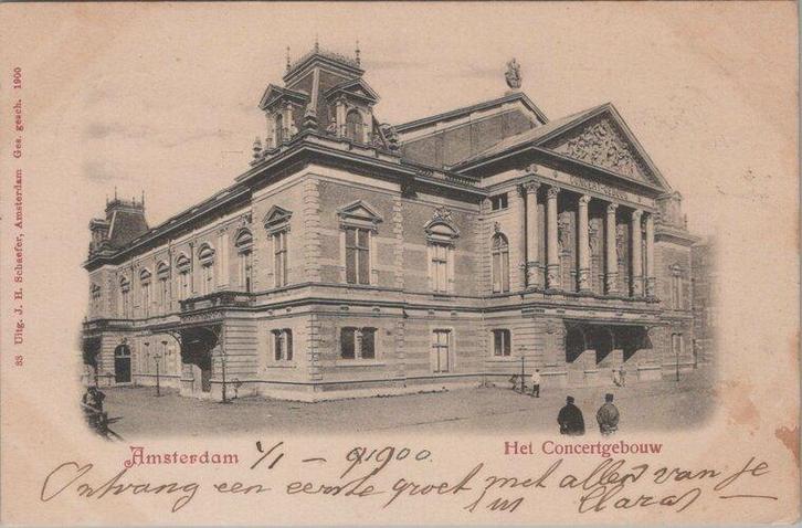 AMSTERDAM - Het Concertgebouw, Verzamelen, Ansichtkaarten | Nederland, Verzenden