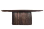 Salvator Walnut 230cm-13943, Huis en Inrichting, Tafels | Eettafels, Ophalen of Verzenden, Nieuw