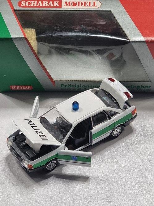 Schabak 1:43 - Model sedan - Audi 80 Quattro Polizei, Hobby en Vrije tijd, Modelauto's | 1:5 tot 1:12