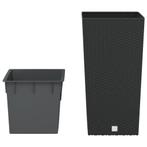 Plantenbak uitneembare bak rattan-look 11/26,5 L PP antra..., Verzenden, Nieuw