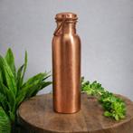 Puur koperen waterfles flower of life met handgreep ± 750 ml, Ophalen of Verzenden, Nieuw