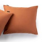 Presence Kussenslopen Percale Katoen- 2-PACK Kleur: Cognac, Huis en Inrichting, Verzenden, Nieuw, Hoeslaken of Sloop