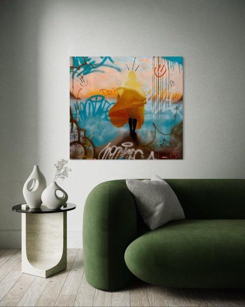 Hiones (XX-XXI) - Above the Clouds (U.V. Effects), Antiek en Kunst, Kunst | Schilderijen | Modern