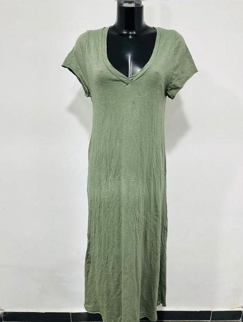 Puur katoen maxi jurk met v-hals - a-lijn - in kleur, Kleding | Dames, Jurken
