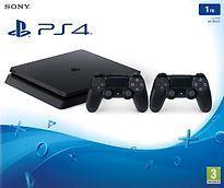 Sony Playstation 4 slim 1 TB [incl. 2 draadloze controllers], Spelcomputers en Games, Spelcomputers | Sony PlayStation 4, Zo goed als nieuw