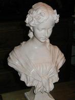 sculptuur, Marianne - 47 cm - stucoplaat, Antiek en Kunst, Curiosa en Brocante