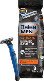 Balea MEN Wegwerpscheermesjes 3-mesjes, 8 stuks, Verzenden, Nieuw