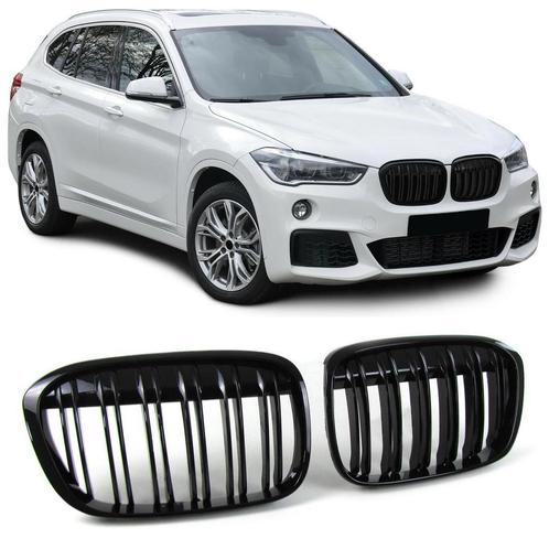Grill voor BMW X1 F48 2015-2019 | glans zwart | dubbelspijls, Auto diversen, Tuning en Styling