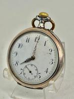 Cilindro Argento Tedesco . 10 Rubis . Remontoir . Firmato, Nieuw