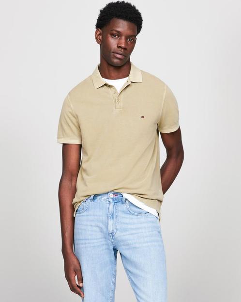 -30% Tommy Hilfiger  Tommy Hilfiger Menswear polo met korte, Kleding | Heren, Polo's, Groen, Nieuw, Verzenden