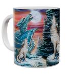 Mok - Dragon Wolf Moonsong - 440ml, Huis en Inrichting, Ophalen of Verzenden, Nieuw