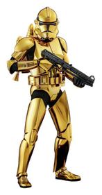 Star Wars Action Figure 1/6 Clone Trooper (Gold Chrome Ve..., Verzenden, Zo goed als nieuw