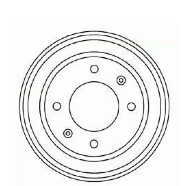 Remtrommel PEUGEOT 504 2.0 TI achterzijde, Auto-onderdelen, Ophanging en Onderstel, Nieuw, Verzenden