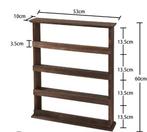 Zwevend 4-Lagen Houten Opbergrek, Huis en Inrichting, Kasten | Wandmeubels, Verzenden, Nieuw
