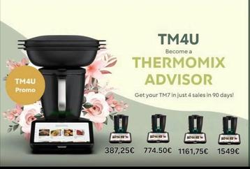 Thermomix TM7 | Earn Back Scheme | New Advisors beschikbaar voor biedingen
