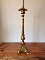 Kandelaar - Koper - Zeer grote Kerkkandelaar - 98 cm