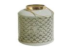 Decoratieve lantaarn CANDLELIGHT 20cm pastelgroen metaal, Ophalen of Verzenden, Nieuw