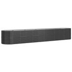 Stalen Plantenbak 440cm Grijs - Tweedekansje voor je Balkon!, 100 cm of meer, Nieuw, Ophalen of Verzenden, Metaal