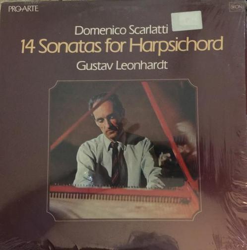 Lp - Domenico Scarlatti, Gustav Leonhardt - 14 Sonatas For H, Cd's en Dvd's, Vinyl | Klassiek, Verzenden