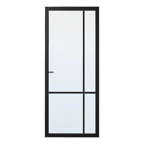 Skantrae binnendeur SSL4007 88x211,5 (Opdek linksdraaiend), Doe-het-zelf en Verbouw, Deuren en Horren, Nieuw, Glas, Hout, Binnendeur