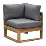 Dubai hoek loungeset 3 delig teak, Tuin en Terras, Ophalen of Verzenden, Nieuw, Teakhout