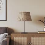 vidaXL Lampenkap Ø50x30 cm wicker bruin, Huis en Inrichting, Lampen | Lampenkappen, Verzenden, Nieuw, Bruin