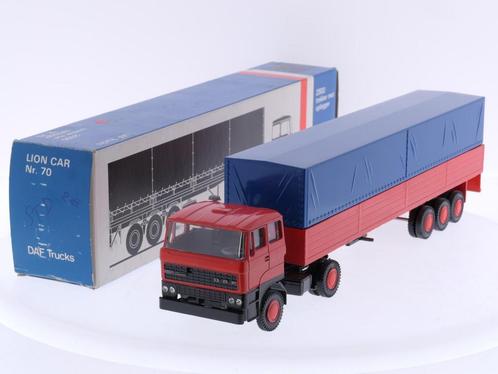 Schaal 1:50 DAF 2800 Lion Car Nr. 58-70 trekker met opleg..., Hobby en Vrije tijd, Modelauto's | 1:50, Gebruikt, Ophalen of Verzenden