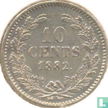 Nederland 10 cents 1882, Postzegels en Munten, Munten | Nederland, Losse munt, Goud, Zilver, Verzenden