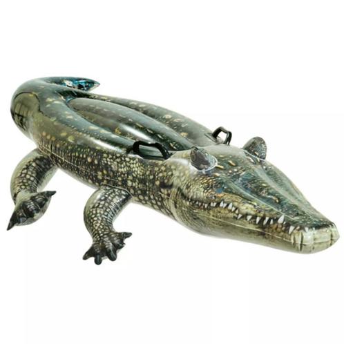 Intex Opblaasbare Krokodil Luchtmatras – 170 x 86 cm – Z, Watersport en Boten, Duiken, Nieuw, Ophalen of Verzenden