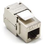 Keystone RJ45 | Cat7 S/FTP (Metaal, Verguld), Computers en Software, Pc- en Netwerkkabels, Verzenden, Nieuw