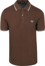 Fred Perry Polo Twin Tipped M3600 Bruin 49A maat XXL Heren, Bruin, Verzenden, Nieuw, Overige maten