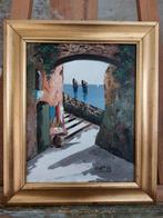 Scuola Napoletana (XX) - Capri - Vista sui Faraglioni