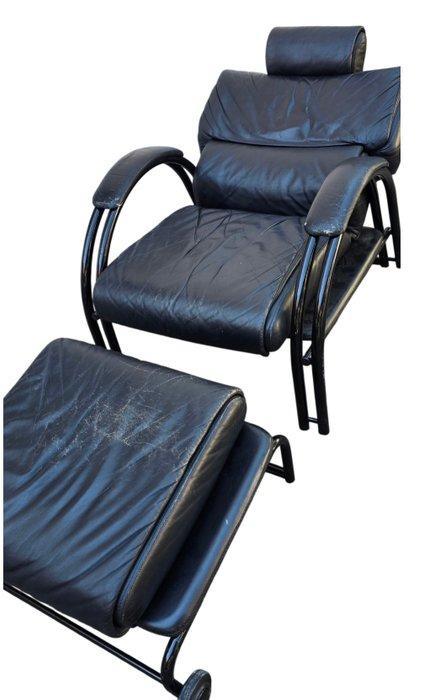 Natuzzi - Fauteuil - leer, Antiek en Kunst, Antiek | Meubels | Stoelen en Banken