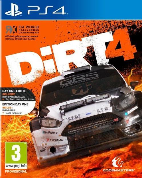 DiRT 4 PS4 Garantie & morgen in huis!, Spelcomputers en Games, Games | Sony PlayStation 4, 1 speler, Zo goed als nieuw, Vanaf 3 jaar