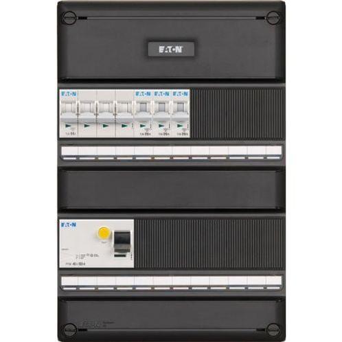 Eaton groepenkast 3-fase, 3 groepen, 1 Aardlekschakelaar, Doe-het-zelf en Verbouw, Elektra en Kabels, Nieuw, Ophalen of Verzenden