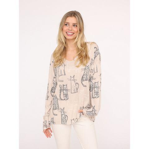 Zwillingsherz Shirt met lange mouwen Kat, Kleding | Dames, T-shirts, Nieuw, Verzenden